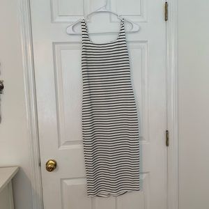 Striped pencil dress